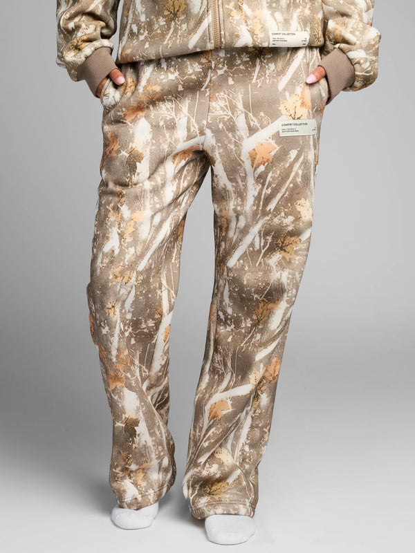 Camo Straight Leg Sweatpants