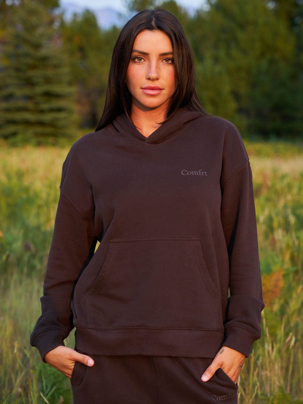 Halo Lightweight Crop Hoodie