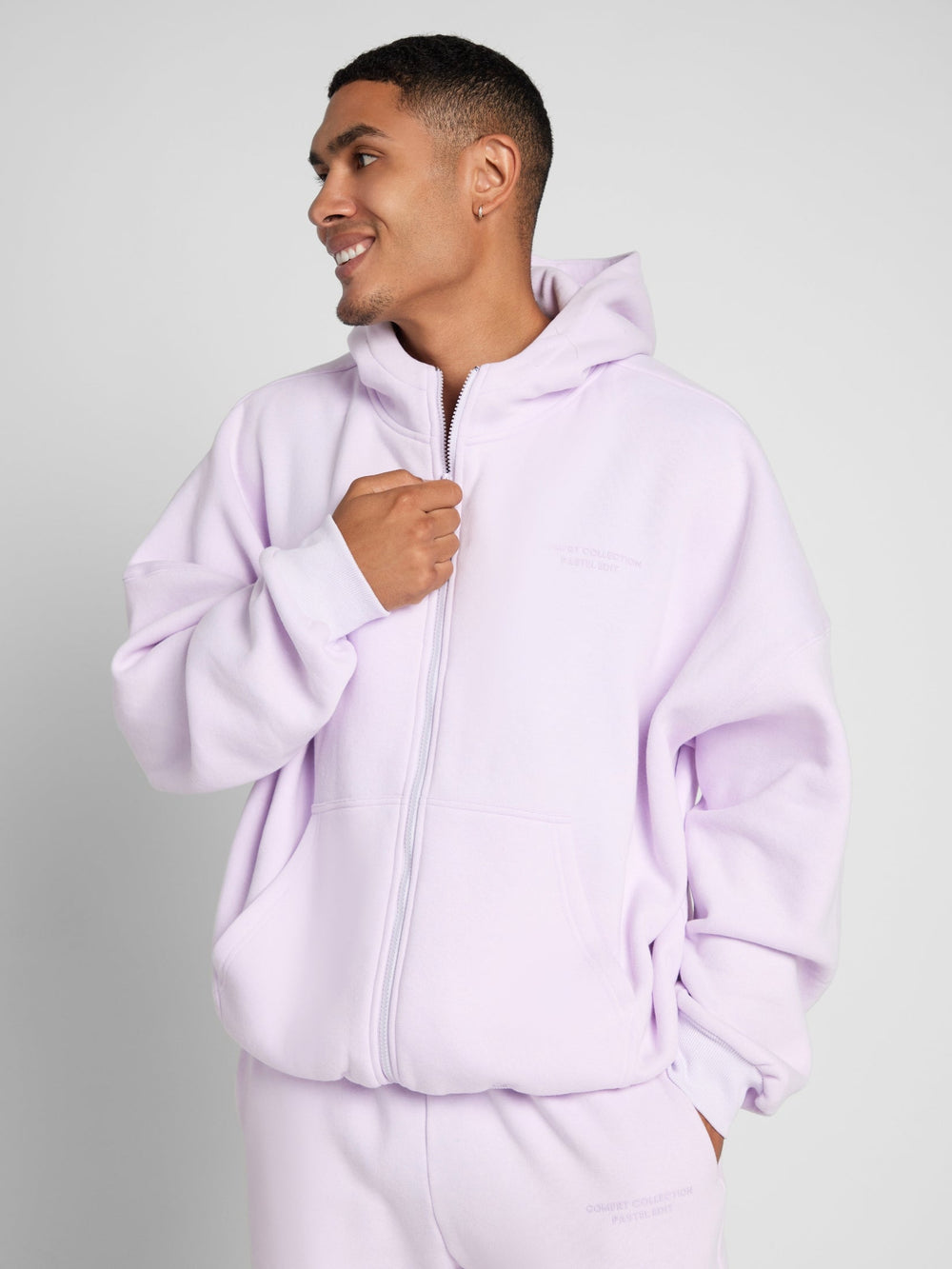 Pastel Zip Hoodie
