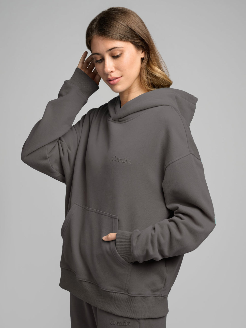 Halo Lightweight Crop Hoodie